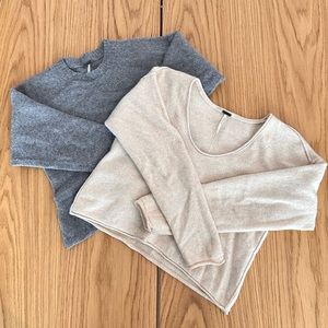 Free People Cashmere Sweater DUO